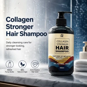 Keratin Hair Care Shampoo Custom Private Label Sulfate Free Collagen Keratin Hair Repair All Hair Types