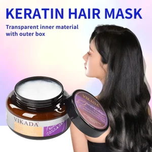 Keratin Hair Mask Hair Care Hydrating Conditioner Repairs Dry and Frizzy Hair No Steam Smooth Hair