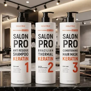 Keratin Hair Set Shampoo Conditioner Mask Repair Nourishing Strengthening Smooth Frizz Control Shine Treatment