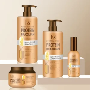 Keratin Private Label Moisturizes Nourished Hair Shampoo and Conditioner Oil Mask Organic Hair Care Set