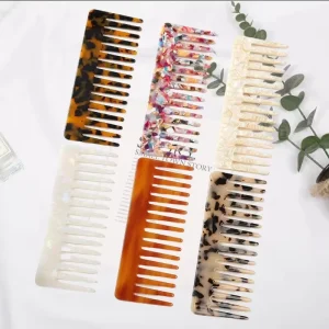 Korean Version of Elegant Simple Fashion Acetic Acid Hair Comb Classic Everything Combing Hair Comb