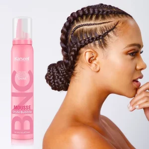 Kraseell Professional Hair Mousse Styling Free Sample Private Label Moisturize Hair Care Styling Foam Curly Hair Foam Mousse