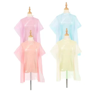 L Size Disposable Gown Salon Hairdressing Cutting Barber Capes Convenient Hair Apron