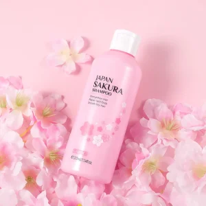 LAIKOU 200ml Japan Sakura Shampoo Personal Care Hair Cleanser with Smoothing and Nourishing Features