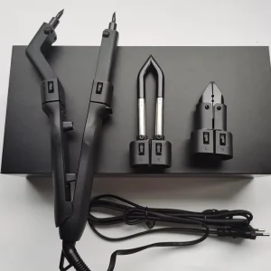 LCD Display Adjustable Temperature Keratin Hair Bonding Tools Loof Hair Extension Iron 3 in 1 Convertible Fusion Heat Connector