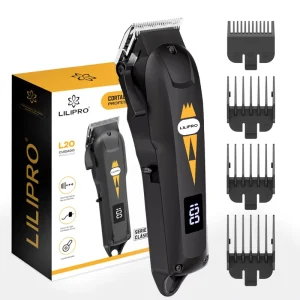LILIPRO 10 W Cordless Professional Barber Clippers 7000rpm Rechargeable Hair Clipper High Performance Grooming Tool