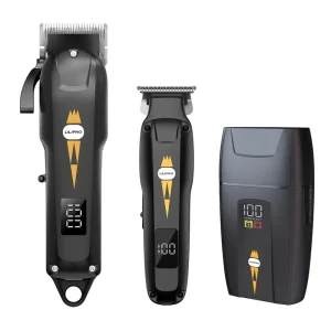 LILIPRO L20 Hair Clippers Electric Shaver Hair Trimmer 3 Pieces Grooming Set Barber Rechargeable Hair Cipper Trimmer for Men