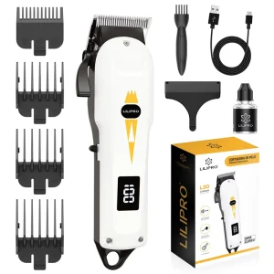 LILIPROL20 Maquina De Cortar Cabelo Barber Clippers Professional 7000RPM Cordless Corded Hair Cutting Grooming Hair Clippers Men