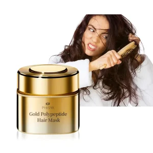 Label 24k Gold Polypeptide Collagen Hair Mask Professional Salon Hair Mask to Repair Hair