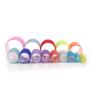 Large Perm Rods Self June Grip Hair Roller Sets Salon Hairdressing Curlers Random Color No Heat Hair Rollers With Duckbill Clips