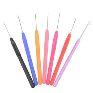 Latch Crochet Hair Hook Needles for Micro Rings Hair Extensions Tools Braiding Ventilation Needles