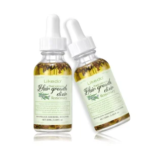 Likedo 100% Natural Organic Rosemary Castor Keratin Scalp Care Serum for Men Women Hair Repair Nourishment Hair Loss Prevention