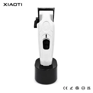 Long Runtime Cordless Compact Low Vibration High Toque Brushless Motor Hair Clipper with DLC Blade Custom logo Barber Clipper