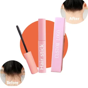 Low MOQ Pink Tube Hair Care Stick Strong Hold Vegan & Organic Hair Finishing Wand for Smoothing & Texturizing Private Label