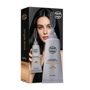Low MOQ Private Label No Mix Hair Dye Fast Delivery Ammonia Free Single Agent Hair Colorant