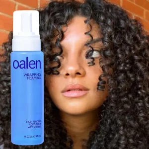 Luxfume Foaming Curl Lotion Creates Soft Wraps Hair Mousse for Curly Hair Defines Curls Anti Frizz