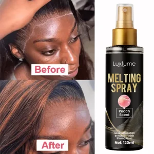 Luxfume Lace Glue Spray Lace Front Melt Glue Strong Hold Lace Wig Melting Spray Mist