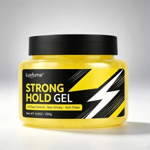 Luxfume Long Lasting Braiding Hair Gel Strong Hold Moisturize Twist and Loc Hair Styling Gel Matte Finish