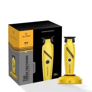 M4 Professional Barber Hair Trimmer Zero Gapped DLC T Blade 7000RPM Aluminium Alloy Rechargeable Cordless Hair Clipper