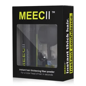 MEECII 2pcs Set 27.5g Hair Building Fibers Spray Applicator Pump Hair Perfecting Tool Kit