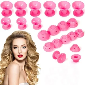 Magic Hair Curler Without Heat Hair Rollers Curlers Soft Silicone Hairstyle Roller Wave Formers Curling Hair Styling Tools