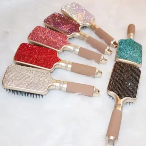 Magic Tangle Hair Brush Scalp Professional Bling Hairbrush Women Curly Diamond Comb Salon Massage Rhinestone Hair Comb