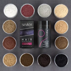 Make Your Own Colors Organic Thinning Hair Fibre Powder Spray Applicator Private Label Keratin Hair Building Fibers Texturizing