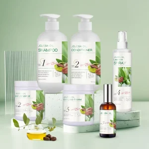 Manufacturer Hair Care Set Moisturizing Nourishing Organic Jojoba Oil Hair Shampoo and Conditioner