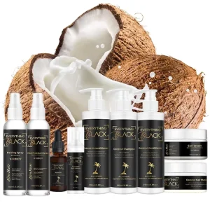 Manufacturer Oem Label Organic Shampoo for Hair Afro Black Women Natural Coconut Oil Vitamin Hair Care Products