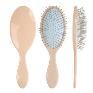 Manufacturer Price JF JF 830 Tangle Hair Brush Antistatic Plastic Handle Waterproof Paddle Cushion Customized Logo Oval Shape