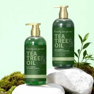 Manufacturer Repair Damaged Hair Anti Dandruff Hair Care Shampoo Set Organic Tea Tree Shampoo and Conditioner Set