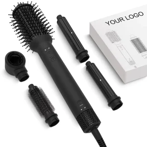 MeStar Lazy Auto Curling Iron Blow Dryer Comb Ionic Electric Brushless High Speed 5 in 1 Hot Air Brush Hair Styler Curler