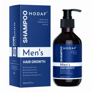 Men Hair Growth Shampoo Anti Loss Natural Ginger Panthenol Mint Thickening Reduce Breakage Scalp Cleanse Gentle