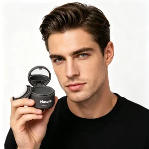 Men Hairline Powder Root Touch up Kit 20 Colors Waterproof Hair Building Fiber Instant Thickening Vegan Travel Size OEM Set