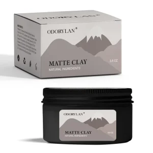 Men Styling Colour Matte Fibers Wax Private Mens Label Mud Products Hair Wax Hair Clay