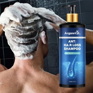 Mens Hair Growth Shampoo Anti Hair Loss Natural Organic Herbal Ingredients for Men Nourishes the Scalp Strengthens