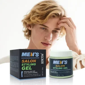 Men’s Hair Styling Gel for Men All Day Hold for Glossy Style Natural Scented