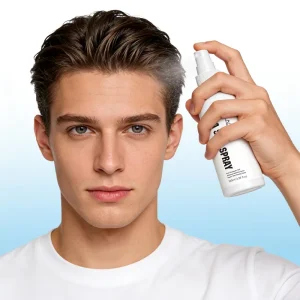 Men’s Sea Salt Spray for Beachy Texture Volume Salon Hair Styling Spray with Natural Minerals and Aloe Matte Finish
