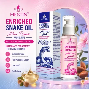 Mestin 100ml Enriched Snake Oil Hair Serum Repairing Protective Hair Treatment for Damaged Hair Professional Salon