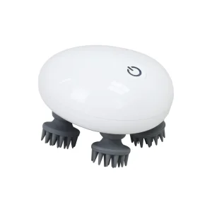 Mini Battery Waterproof Black Electric Hand Held Scalp Head Scalp Massager Neck Massage Brush Custom Logo Machine