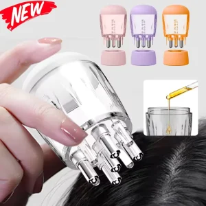 Mini Portable Scalp Massage Devices for Hair Growth Scalp Oil Application Massager Medicine Comb Scalp Applicator