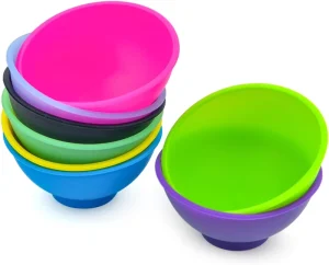 Mini Silicone Bowls Multicolor Pinch Bowls Heat Resistant Snack Prep and Serve Bowls