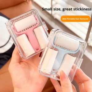Mini Sticky Hair Roller Replacement Paper Tear off Portable High Viscosity Cat Hair Removal