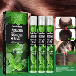 Mint Moisturizing Hair Follicles Hair Anti Falling Spray Black Hair Nourishing Hair Serum Hair Growth Spray