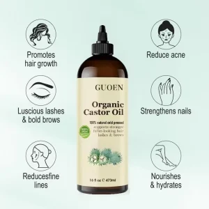 Moisturizing Castor Hair Oil Stabilize Hair Roots Prevent Hair Loss and Hair Smooth and Silky with Factory Customized Packing
