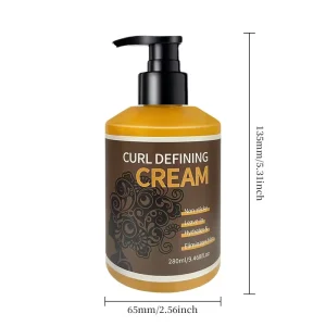 Moroccan Elastin Curly Hair Professional Hair Oil Moisturizing & Elastic Styling Anti Dandruff Fluffy & Soft