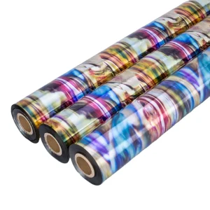 Most Popular Heat Transfer PET Hot Stamping Foil for Paper and Textile 13m Thickness 64cm*120m Roll 200+ Colors