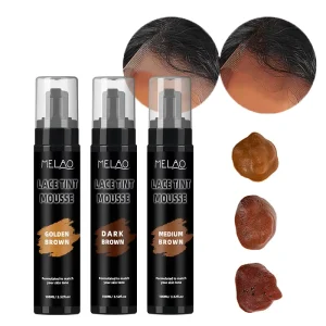 Mouse Lace Tint Foam Lace Tint Mousse for Wigs Melt Dark Brown