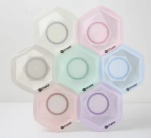 Multi-Colored Connect and Color Bowl Set 7 Colors Mixing Bowls for Hair Color Hair Bleach Hair Dye