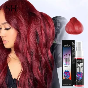 Multi Colors Semi Permanent Shine Hair Black Brown Cream Temporary Hair Dye Color Spray